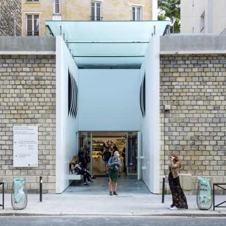 vue de la sortie des catacombes